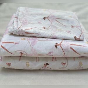 Pottery Barn Kids Ballerina Sheet set - Full